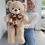 85cm Giant Teddy Bear Stuffed Love Soft Plush Kid Doll Gift anak patung besar Lover Birthday murah