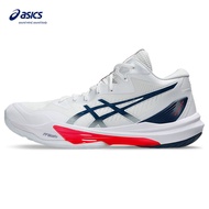 ASICS Sky Elite FF MT 3 Men Volleyball Shoes In White/Mako Blue