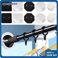 XUESHANN 2pcs Curtain Rod Mount Retainer Durable Screw Fixation Adjustable No Drilling Stick Tension