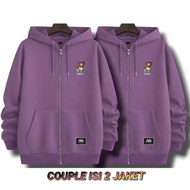 ZEYA Couple Zipper Jacket 2 pcs Couple zipper hoodie/ 2 Couple zipper jacket/ Couple clothes/ Couple