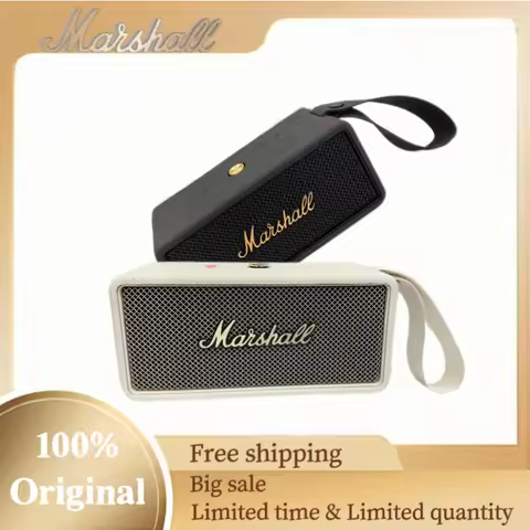 Marshall Middleton 100%Original Wireless Bluetooth Bass Speaker Outdoor Portable Speaker High Sound 