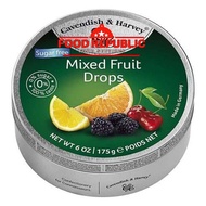 PERMEN CAVENDISH & HARVEY MIXED FRUIT DROPS CANDY SUGAR FREE IMPORT