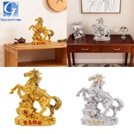 Gazechimp Rich Horse Statue Money Horse Statue Chinese New Year Collectible Horse Art