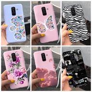 Samsung Galaxy J8 2018 J810F/DS  Case Matte Butterfly Bear Painted Soft Silicone Cover for SamsungJ8  j 8 2018 Phone Casing