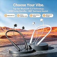 หูฟังบลูทูธแบบคล้องคอ RB-S9 สำหรับเล่นกีฬา หูฟังบลูทูธแบบใส่ในหูครึ่งซีก ระบบตัดเสียงรบกวนไร้สาย เหม