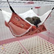 YGBG Hamster Cage Plush Warm Ferret Rat Squirrel Beds