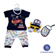 Ria Busana - polar - 4 in 1 Baby Boy Suit Art. SR202-212-0