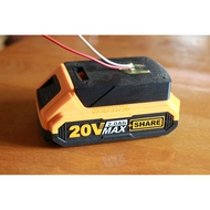 INGCO TOTAL 20v Max share battery adapter with contacts