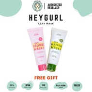 [READY] Clay mask by heygurl.id / CLAY MASK HEYGURL / Clay mask delima heygurl / clay mask matcha he