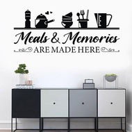 Kitchen Proverbs Wall Stickers Living Room Bedroom Creative Removable Decorative Painting