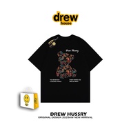 2026Drew Official Flagship Store Fun Bear Print Short Sleeve T-Shirt Men's Summer Street Loose Cotto