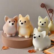 Cartoon Cartoon Puppy Aromatherapy Plaster Silicone Mold diy Shiba Inu Dog Diffuser Plaster Ornament