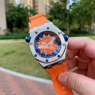 ZF Major Factory Replica Royal Oak 15710 Fully Automatic Mechanical Hollow Rubber Band Watch Men's W