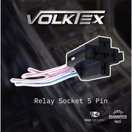 Relay Socket for 30 Relay 5 PIN 87 Relay socket Connector horn socket