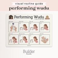 Bramble – Visual Wudu Guide for Kids (Girl) | Step-by-Step Ablution Chart | PECS, Autism, Classroom