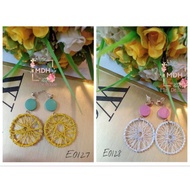 Wooden Circle Earring