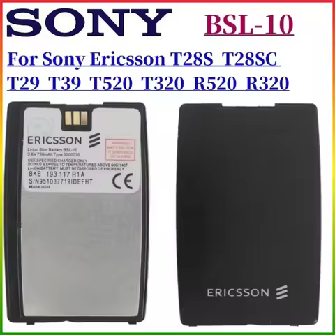 Original Battery BSL-10 for Sony Ericsson T28S T28SC T29 T39 T520 T320 R520 R320 BUS-11