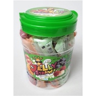 (Expiration date 2024-07-04) 1 container of 810g jelly straw (approximately 42 pieces)