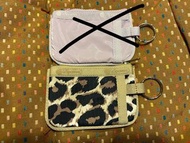 日本Lesportsac 卡片鎖匙包 Key Card Holder (豹紋)