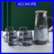 Afope 1.8L Heat Resistant Glass Water Jug with 4 Cups - CL18