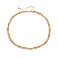 cuban necklace for men stainless steel Necklace fashion kwintas for men original 925silver &18k gold