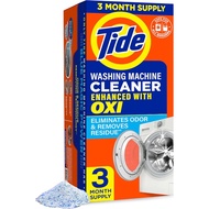 Tide Washing Machine Cleaner Tablets Front or Top Load, 3 Count Box