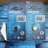 CR1025 RENATA Swiss battery - 3v Lithum genuine Japan 100% 1025