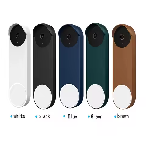 Durable Waterproof Home Skin for Google Nest Silicone Case Protective Cover Doorbell Cover Protector