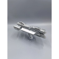 3D Printing Model Aircraft Scole Premium Missile Cruiser Halo, Bright Silver Plastic [18 * 7cm], Amp