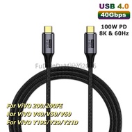 FUDIANDA For VIVO 200 200FE V40 V50 V60 VIVO Y04 Y19S Y29 4G E-Marker 8K@60Hz PD 100W  USB4 Type C t