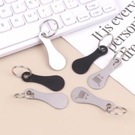 Trolley Coin Keychain Stainless Steel Shopping Cart Token Pendant Keyring for Grocery Store Convenie