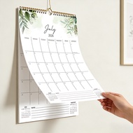 2027 English Wall Calendar Office Wall Interior Decoration 18 Months Planner Creative Calendar Custo
