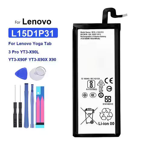 L15D1P31 For Lenovo Yoga Tab 3 Pro YT3-X90L YT3-X90F YT3-X90X X90 High-Efficiency Tablet Battery 400