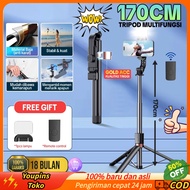 Original 2026 Latest Model Featured Version Tripod 170cm Selfie Stick LED Light Remote Bluetooth 170