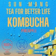SUNMAN Kombucha Pineapple Flavor 5g (10pcs/20pcs) Zero Sugar 19 Types of Lactobacillus Prebiotics UK