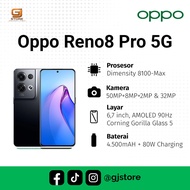 Oppo Reno8 Pro 5G 12+7/256GB - Black/Green - Resmi