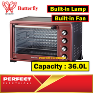 Butterfly 36L Electric Oven with Rotisserie &amp; Convection Function BEO-5236A BEO-5236