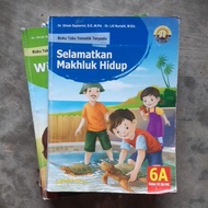 Used Yudhistira Elementary School Thematic Textbook Class 6. 6a.6b.6c.6e.6f.6h Revision Of The 13th 