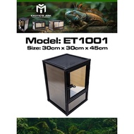 30x30x45cm TALL Reptile Tank – ET1001, Glass Door, Customisable sizes, Reptile terrarium, Modular De