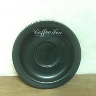 WH7600【四十八號老倉庫】全新 早期 台灣 SEN YIE 霧面黑 咖啡盤 點心盤 13.5cm 2盤價