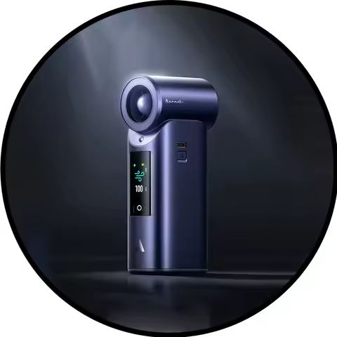 Aecooly PM01 Handheld Small Fan Pneumatic High Pressure Ice Fog Handheld Fan Duct High Speed Strong 