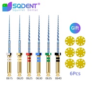 SQDENT Dental Nickel-Titanium Rotary Files Endodontic Rotary Files NiTi Endo Files Heat-Activated En