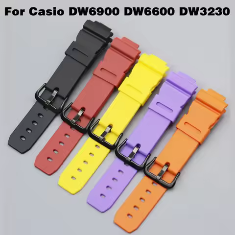 Silicone Watch Band for Casi DW6900 Series GW-6900A G-6900B GLX-6900GB GLS-6900 Strap DIY Accessorie