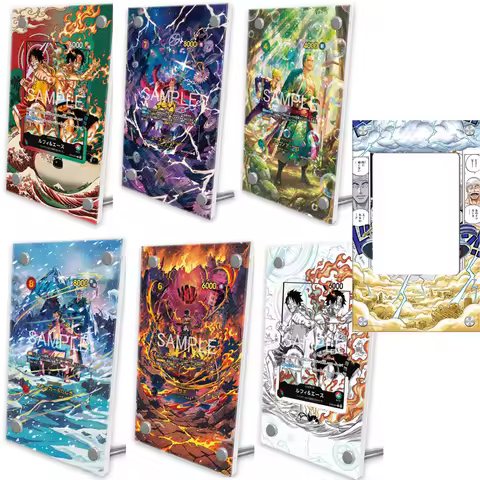 Manga Rare Luffy Enel Collection Card Artwork Protective Display Case Anime Acrylic Psa Display Case