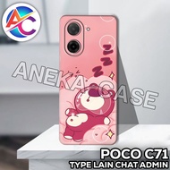AC45/Case poco C71/GIRL'S Motif/softcase poco C71/casing poco C71 Silicone poco C71