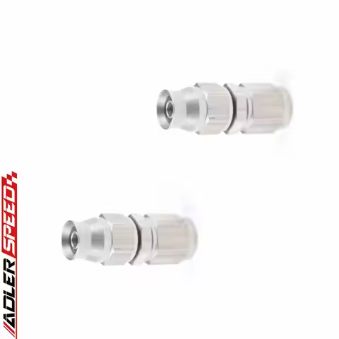 2PCS AN4 -4 AN / AN3- 3 AN Thread Straight Stainless Steel Hose End Brake PTFE Fitting