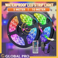5MTR / 10MTR 44KEY 2835 / 5050 RGB Strip Light LED Lights 12V Waterproof LED Strip Light Decoration