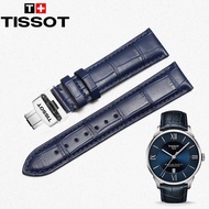 2/24✈Tissot TISSOT-Durul series T099.407 T035.617 men's blue leather watch strap 19 21