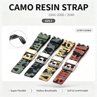 Men Women Resin Watch Band Durable Replacement Strap Fit Big Mud King GWG-2000 GWG-2040 Watch Wrist