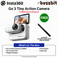 Insta360 Go 3 【128GB】 Tiny Action Camera With Invisible Selfie Stick | Insta360 Malaysia Warranty